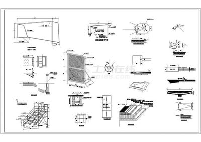 某地体育场综合工程建设施工图纸(CAD)